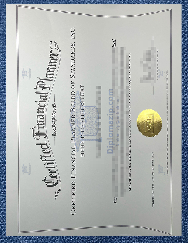 CFP Certificate
