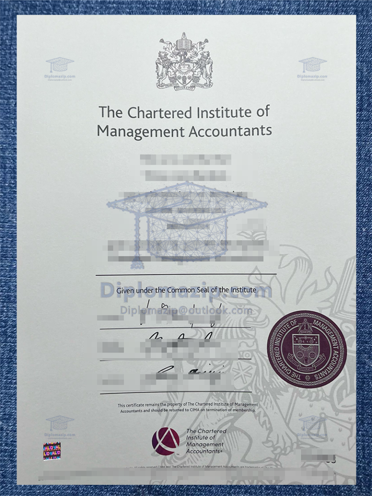 CIMA Certificate