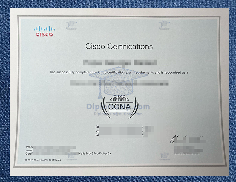 CISCO CCNA Certificate