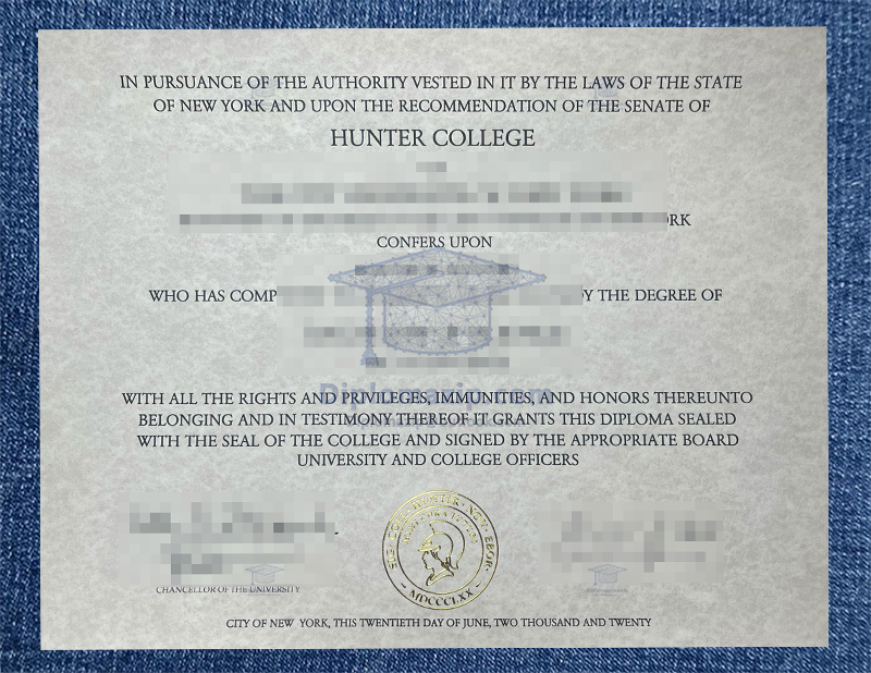CUNY, Hunter College Diploma, CUNY, Hunter College Degree CUNY, Hunter College Diploma, CUNY, Hunter College Degree