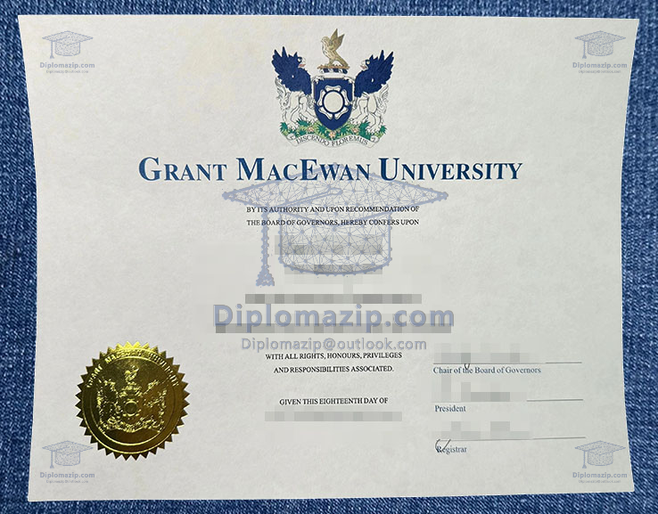 Grant MacEwan University Diploma, Grant MacEwan University Degree Grant MacEwan University Diploma, Grant MacEwan University Degree