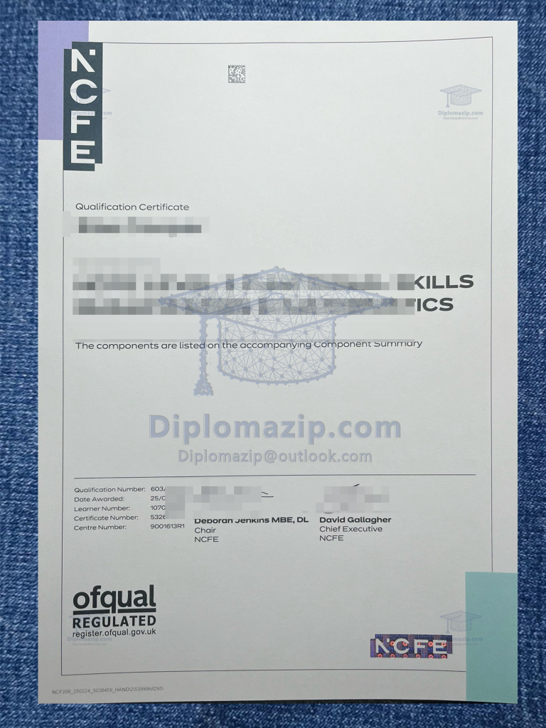 NCFE Certificate 