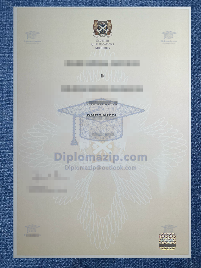 SQA Certificate