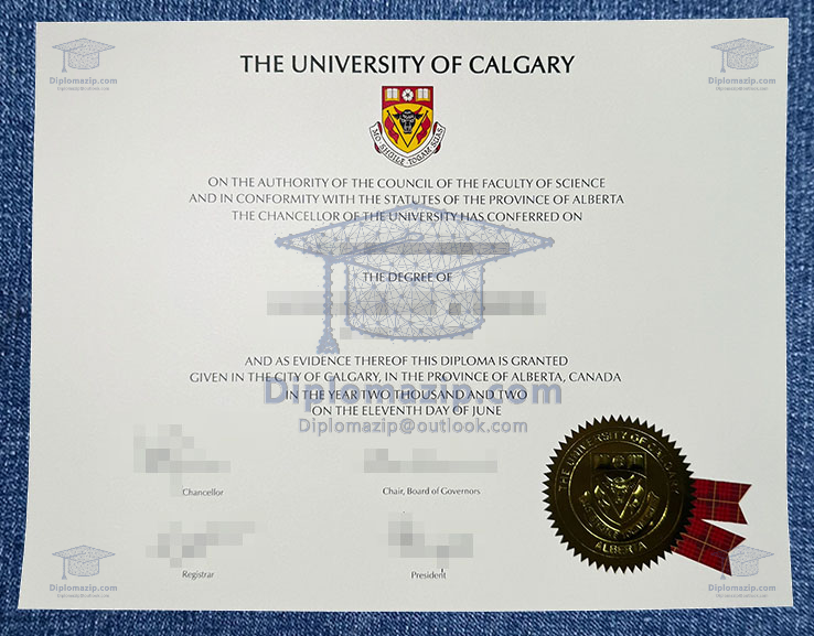 University of Calgary Diploma, University of Calgary Degree