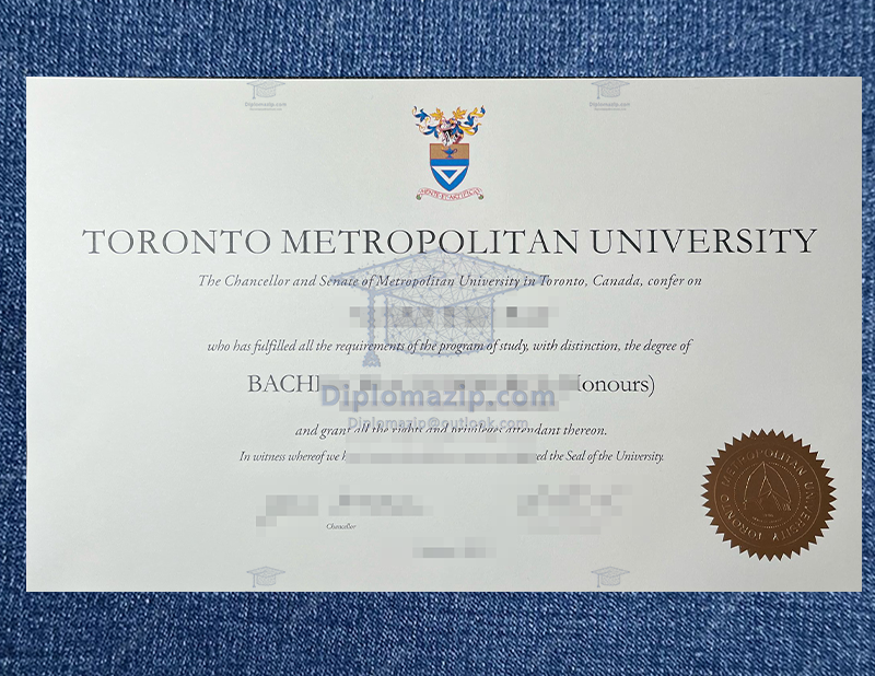 Toronto Metropolitan University Diploma, Toronto Metropolitan University Degree
