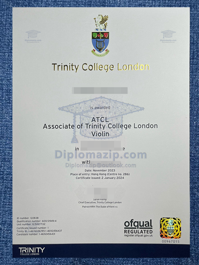Trinity College London Diploma