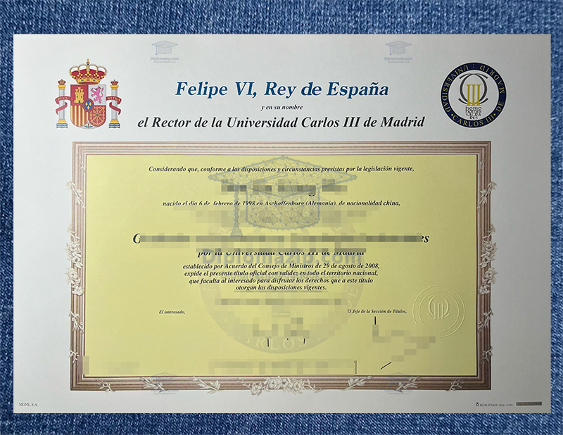 UC3M Diploma, UC3M Degree UC3M Diploma, UC3M Degree