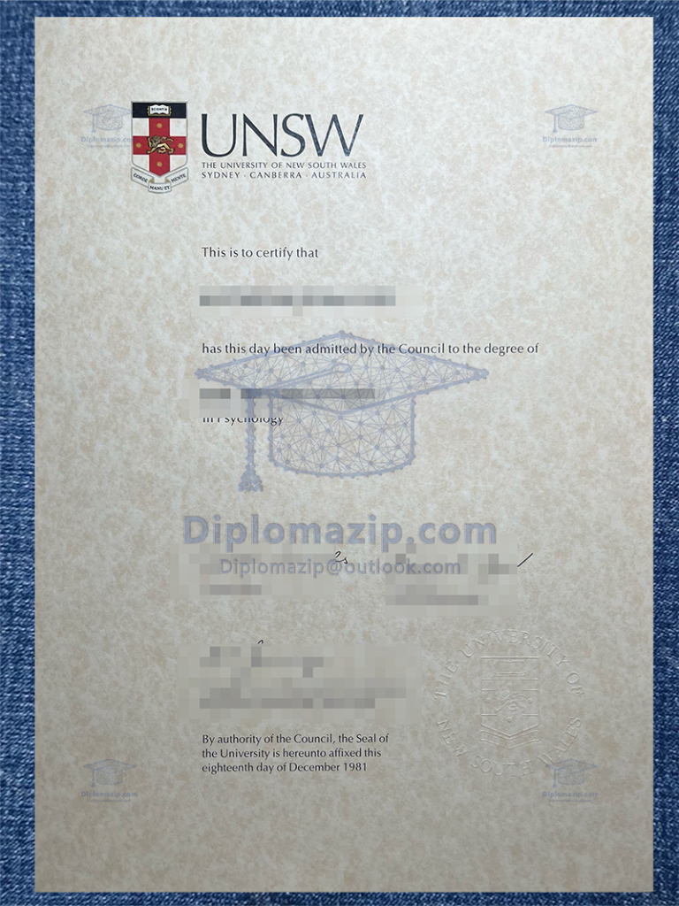 UNSW Degree, UNSW Diploma
