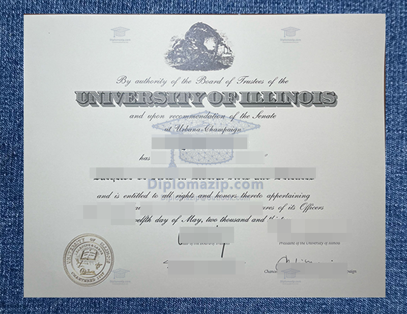 University Of Illinois Urbana Champaign Diploma
