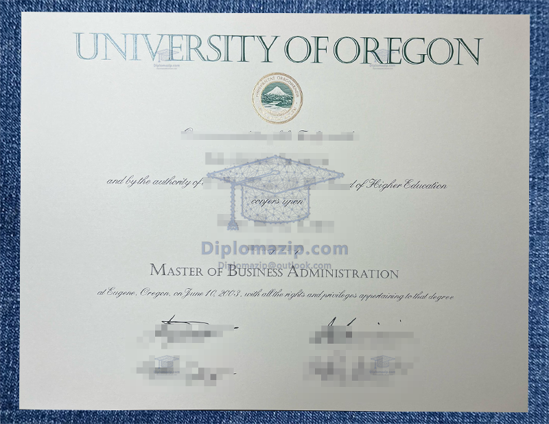 University Of Oregon Diploma , University Of Oregon Degree