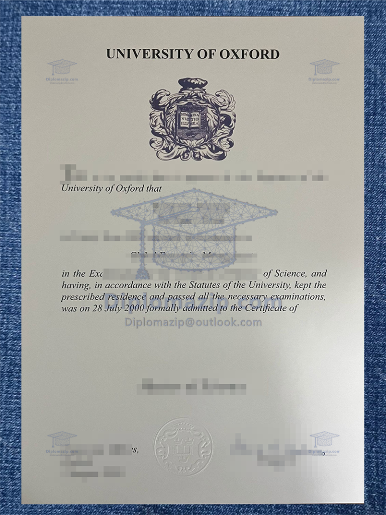 University Of Oxford Diploma , University Of Oxford Degree