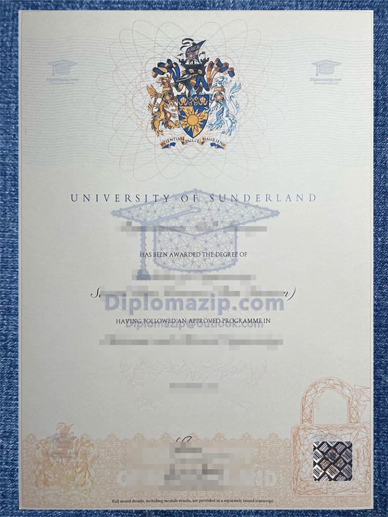 University Of Sunderland Degree