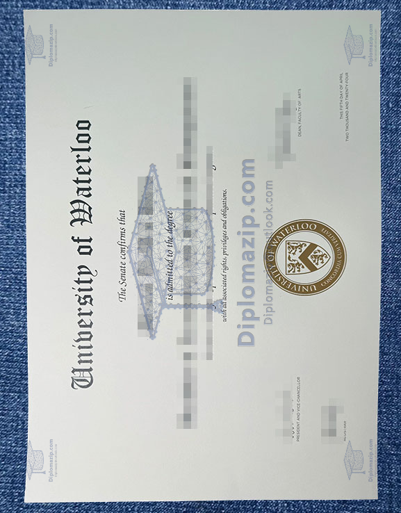 University Of Waterloo Certificate