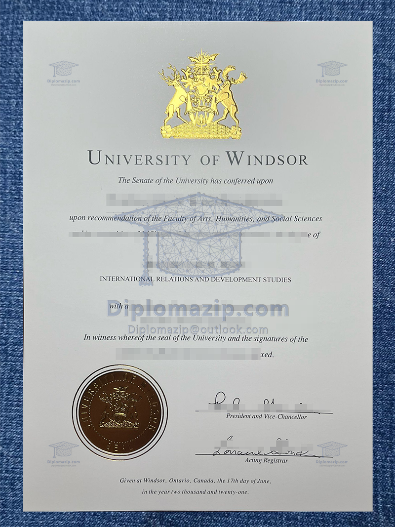 University Of Windsor Diploma, University of Windsor Degree
