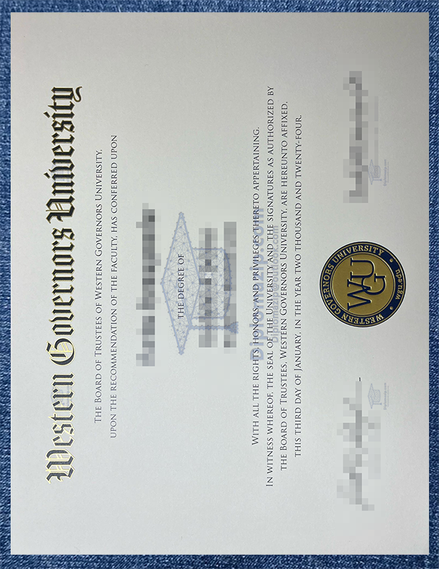 Western Governors University Diploma