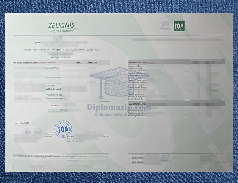FOM Transcript, FOM Degree FOM Transcript, FOM Degree