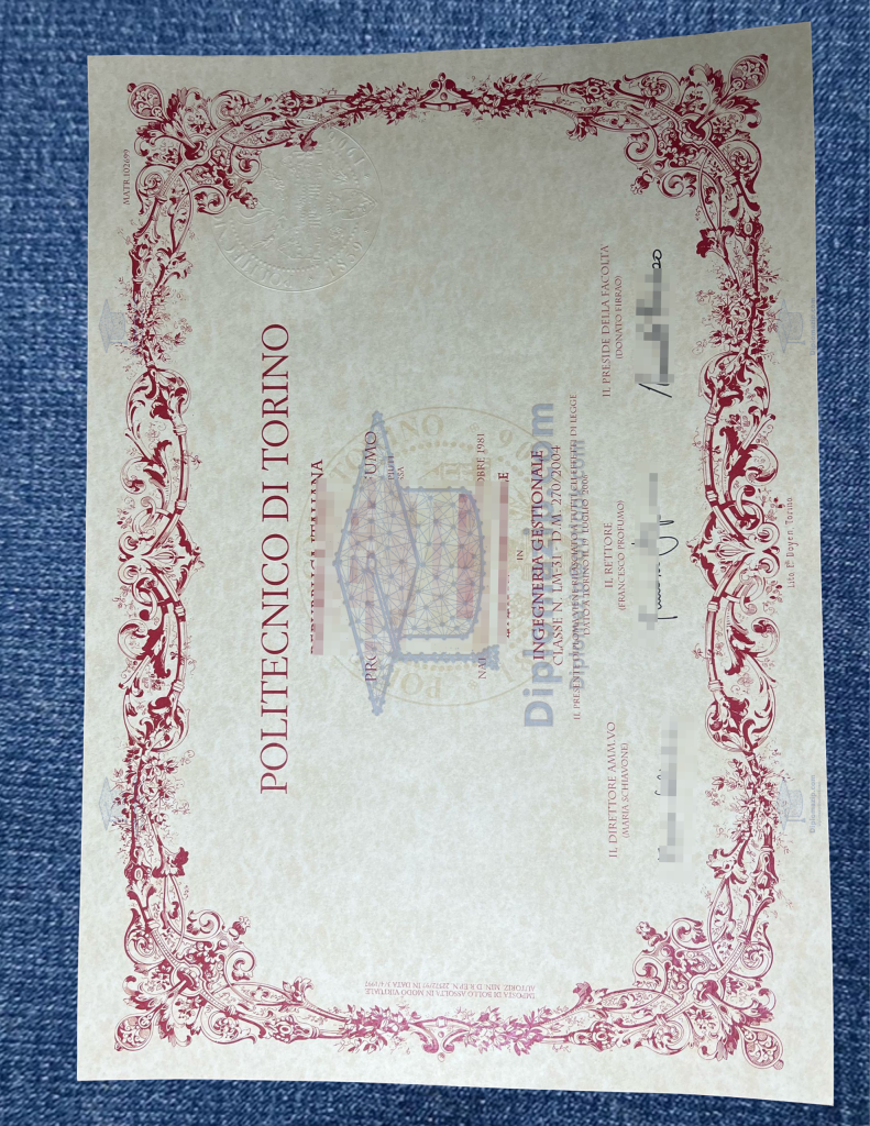 Politecnico di Torino degree