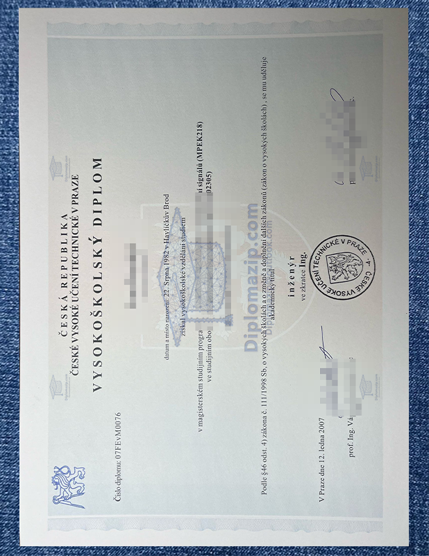 Czech Technical University Degree