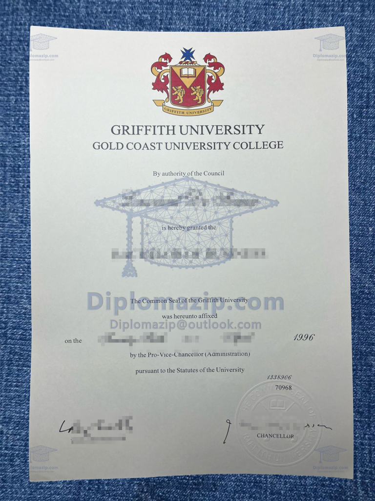 Griffith University Diploma Scaled