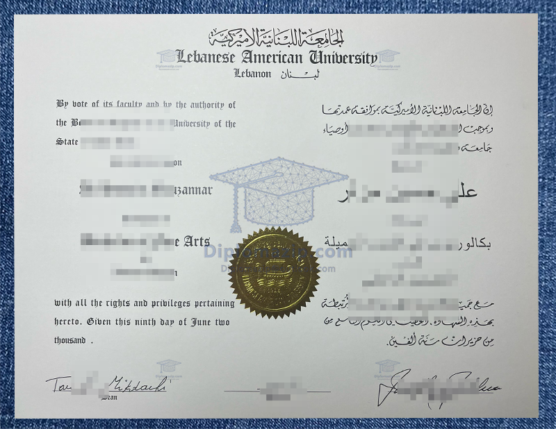 LAU Diploma, LAU Degree