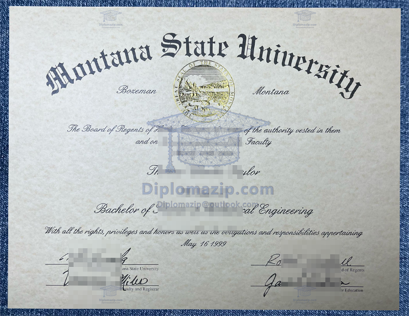 Montana State University Diploma, Montana State University Degree Montana State University Diploma, Montana State University Degree