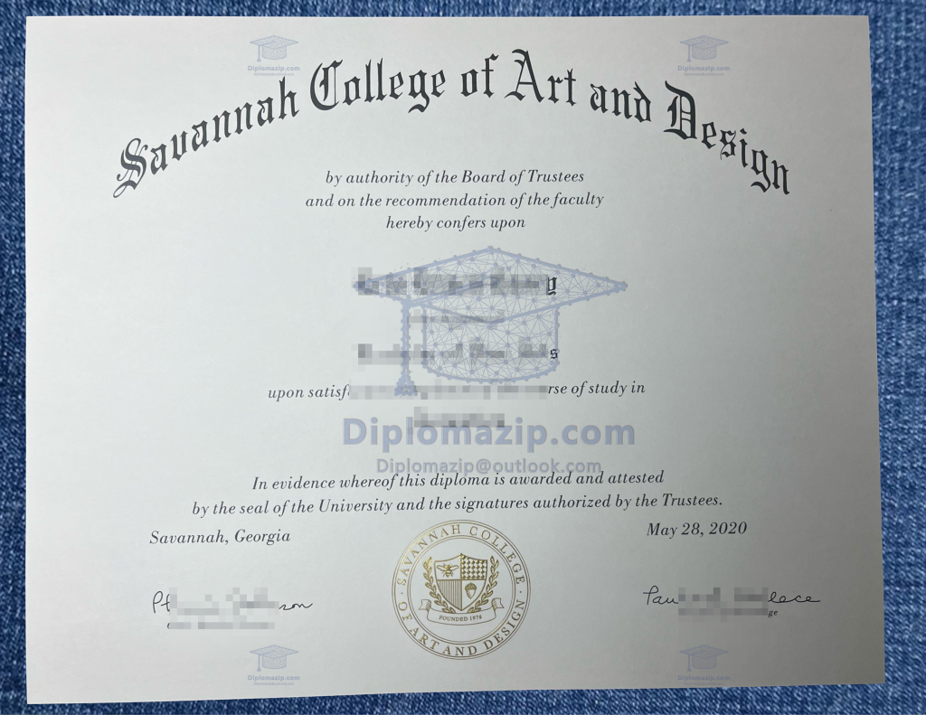 SCAD Diploma , SCAD Degree