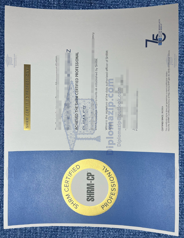 SHRM CP Certificates