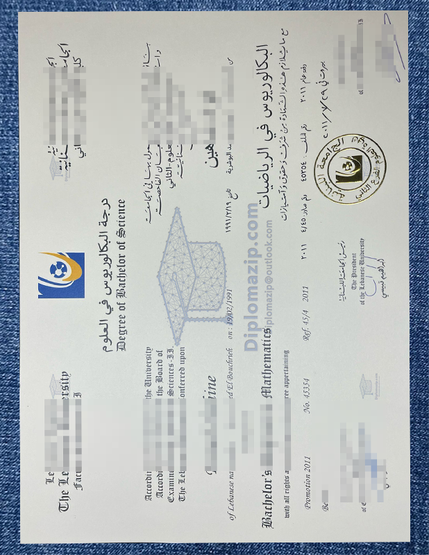 The Lebanese University Degree