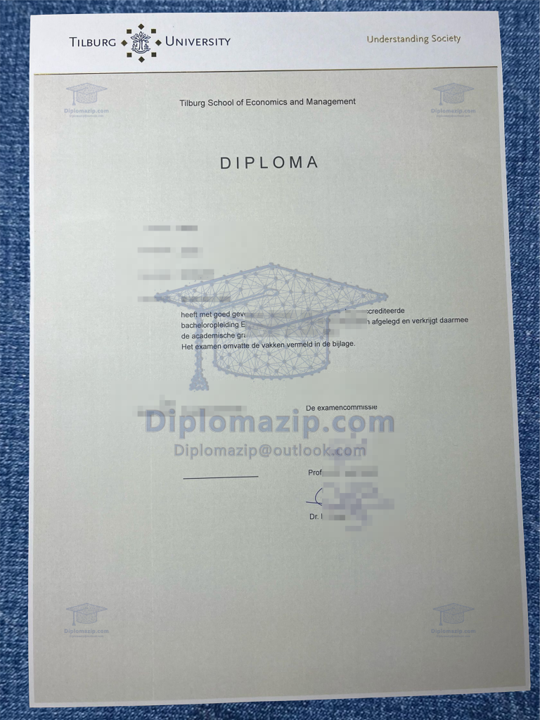 Tilburg University Diploma Scaled