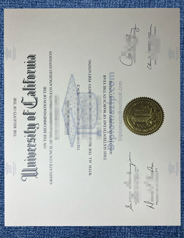 UCLA Diploma