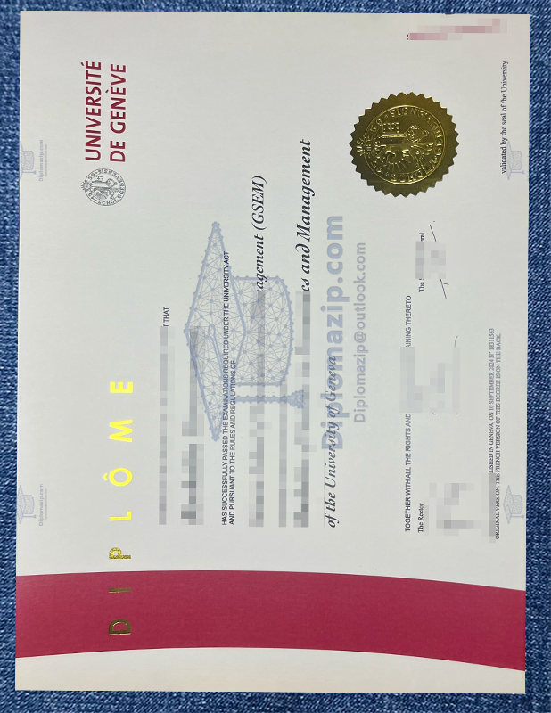 Universite De Geneve Degree