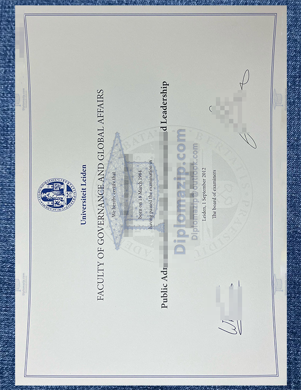 Universiteit Leiden Diploma