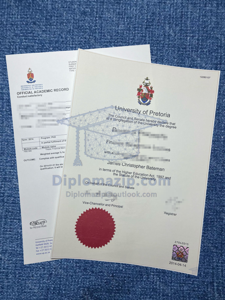 University Of Pretoria Diploma