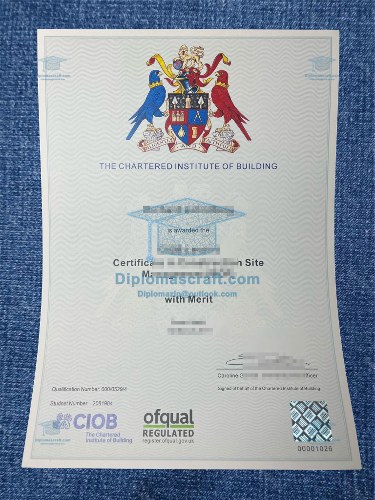 CIOB Diploma