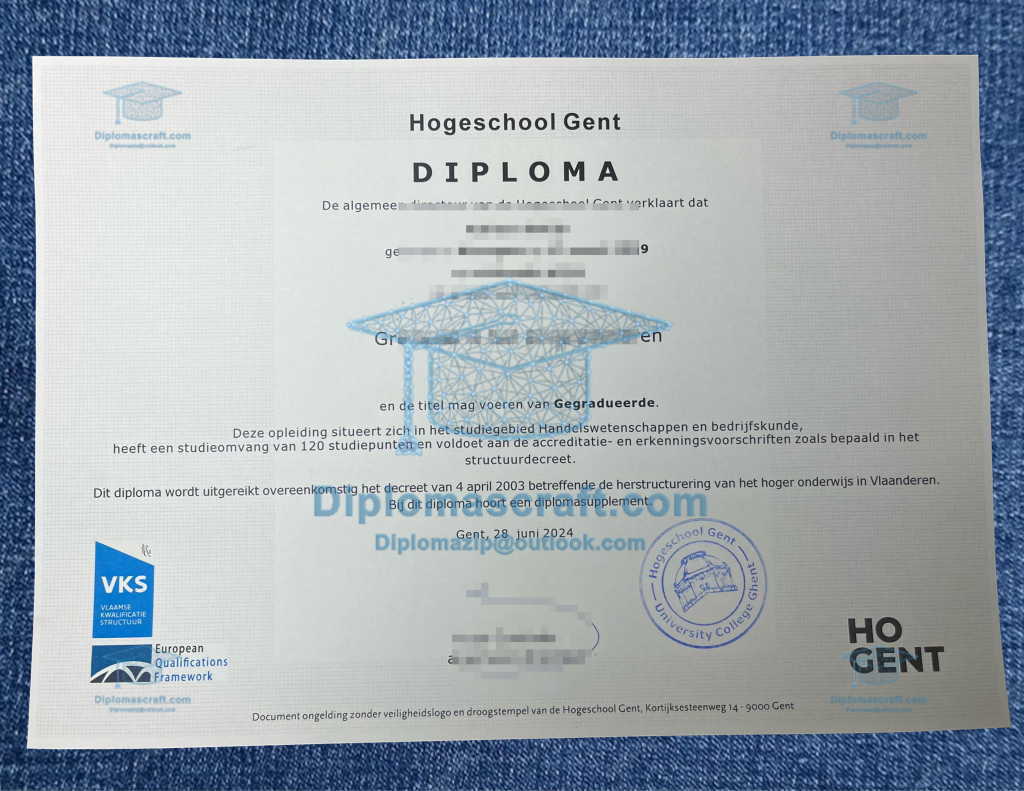 Hogeschool Gent Diploma
