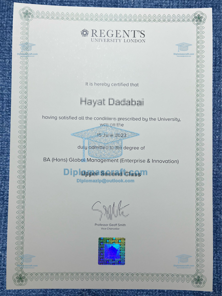 Regents University Diploma